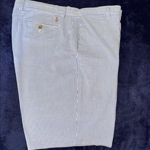Men’s Polo Seersucker Shorts  36 W NWOT